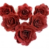 Róża chińska brązowa 18szt. Średnica róży:5,5cm